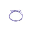 Cuerda para el cabello con nudo unilateral de color sólido japonés y coreano, cuerda para el cabello de niña, anillo para el cabello rojo de internet, simple, de alta elasticidad, estuche de cuero, estilo ins Mori