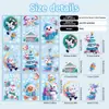 Pegatinas electrostáticas para ventanas de Navidad transfronterizas, lindos animales de dibujos animados, pegatinas para ventanas para tiendas de centros comerciales, decoración navideña, decoraciones para ventanas, venta al por mayor