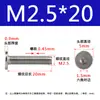 Tornillo de cabeza hexagonal plana CM de acero inoxidable 304, cabeza delgada, tornillo de cabeza plana grande C M2M2.5M3M4M5M6M8