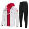 Moda Otoño e Invierno Traje Casual para Pareja Temperamento Sencillo Traje para Hombre y Mujer Transpirable Forro de Cuello sin Piel Deportiva