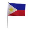 Bandera de Filipinas, bandera ondeable a mano, bandera de poliéster de doble cara, venta directa de fábrica