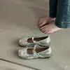 Sapatos Mary Jane Estilo Doce para Mulheres Baixinhas, Que Aumentam a Altura e Emagrecem, Novo Modelo Verão 2026, Sapatos de Salto Baixo com Fivela
