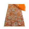 Tela de Malla con Bordado de Cuentas Pesadas, Cuentas Tubulares, Lentejuelas, Tela Bordada, Tela a Granel para Vestido de Banquetes, Vestido de Noche, Vestido de Novia