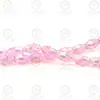 Cuentas de Cristal de Vidrio Brillantes de Alta Gama con Agujero Central, Campana, K9 Premium Electroplateado, 8/10mm, Accesorios para Joyería DIY, Aretes