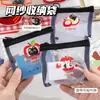 Manzana Roja Gato Simple Bolsa de Malla Transparente Estudiante Gran Capacidad Multifuncional Bolsa de Malla Creativa de Alto Valor Bolsa de Almacenamiento