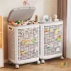 Cesto de Roupa Suja Grande para Uso Doméstico, Cesto de Brinquedos para Crianças, Cesto de Armazenamento para Banheiro
