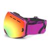 Óculos de Esqui Adulto com Lente de Camada Dupla Galvanizada UV, Óculos de Montanhismo, Óculos Esportivos de Ciclismo, Proteção para os Olhos Camada Dupla Antiembaçante
