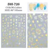 Pegatinas para Uñas Estilo Océano de Verano Planas Adhesivas Estrella de Mar Caballito de Mar Concha Arte de Uñas DIY Pegatinas Joyería Dh726