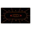 Toalha de Mesa Texas Hold'Em Fabricante Tapete de Mesa de Borracha Borda Espessada Toalha de Mesa para Jogo de Tabuleiro Tapete de Mesa para Sala de Xadrez e Cartas Tapete de Mesa Pode Ser Enviado em Nome de