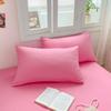 Funda de almohada para el hogar de algodón lavado floral de doble capa y gasa suave Funda de almohada de color sólido de dibujos animados Venta al por mayor Comercio exterior transfronterizo Dropshipping