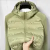 Popular de Invierno para Hombre Ligera con Capucha 90 Terciopelo Chaqueta de Plumas de Pato Sudadera para Hombre Moda Chaqueta Cardigan Empalmada