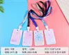 Lanyard Escarchado de Hello Kitty de Dibujos Animados Portatarjetas Porta Tarjetas de Chica Panda Linda Corazón Estuche para Tarjetas Porta Tarjeta de Autobús Accesorio para Tarjeta de Comida
