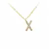 Amazon Moda Collar con Colgante de Letra 26 Incrustado con Circonita Cúbica Joyería Pequeña Gargantilla Regalo de Vacaciones