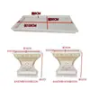 Plataforma de Visualização de Mesa de Bonsai Modelo Molde de Vaso de Flores de Cimento Mesa de Jardim de Quintal Moldura Retangular Molde Novo