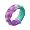 Pulsera Matarratones Pulsera Descompresión Juguete Educativo Pulsera de Tira de Burbujas de Silicona Extruida de Colores Pulsera Decorativa Personalizada