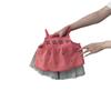 Camisola bordada estilo coreano para niña Tongxingyuan Verano Nuevo estilo Chaleco de cereza para niña Traje de shorts de mezclilla