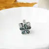 Huiyue estrella de cinco puntas con incrustaciones de diamantes de aleación DIY cuentas adecuadas para mujeres europeas Hengmeihuang pulsera accesorios