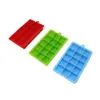 Silicona Transfronteriza Cuadrícula de Hielo Cuadrada de 15 Celdas Grado Alimenticio Cuadrícula de Hielo Cuadrada Silicona 15 Celdas Caja de Alimentación de Silicona