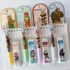 Set de Portaminas Pequeño Monstruo de la Montaña Langlang, Mina Resistente a la Rotura, Escritura Suave, Monstruo Orangután, Monstruo Cerdo Pequeño Temu
