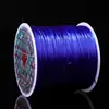Corda Elástica Plana Círculo Grande, Resistente ao Desgaste, Adequada para Enfiamento de Contas, Pulseiras de Cristal, Fio Elástico Colorido, Joias Artesanais, Corda para Tecelagem, Atacado