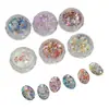 Lentejuelas Iridescentes Japonesas y Coreanas Ópalo Aurora Polvo de Diamante Triturado Mezcla Irregular de Escamas Finas de Purpurina Accesorios para Uñas al por Mayor