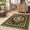 Alfombra de distribución transfronteriza TEMU Alfombra turca persa para sala de estar fácil de cuidar Manta de terciopelo de cristal para sofá y mesa de café en stock