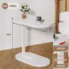 Estrutura de Cama com Altura Ajustável e Prateleiras de Armazenamento Móveis, Mesa Lateral, Mesa de Centro com Armazenamento, Estrutura de Cama Simples, Criado-Mudo, Mesa Lateral, Estrutura de Cama