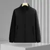 Jaqueta Personalizada com Logo Outono e Inverno Roupa de Trabalho Impermeável Roupa de Trabalho Jaqueta Corta-vento para Grupo Externo Jaqueta Corporativa