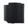 Dispositivo de Control de Raíces, Tablero de Barrera de Raíces de Plástico Negro, Tablero Envolvente para Árboles, Fijador de Raíces, Herramienta Redonda y Rectangular Engrosada de Control de Raíces para Plantación de Árboles