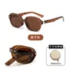 Gafas de Sol Plegables para Mujer de Alta Gama con Sentido Marco Ovalado Estilo Coreano Mismo Estilo que GM Celebridad de Internet Fotografía Callejera Gafas de Sol con Protección UV
