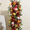 Bolas de Flores de Rosa Artificial para Casamento e Arranjos Florais Transfronteiriços para Áreas de Recepção de Casamento, Decorações de Fundo, Decorações de Vitrines de Hotel, Flores Artificiais