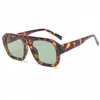 Nuevas gafas de sol personalizadas europeas y americanas para mujer, estilo aviador, montura grande, parasol transfronterizo, gafas de sol combinables.