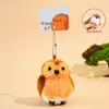 Pingente Original de Pelúcia de Pássaro Série Pássaros Baimao Chaveiro Criativo Exquisito Casal Chave Mochila Acessórios