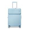 Fábrica de Origem Maleta com Zíper de Abertura Frontal, Mala de Rodinhas Silenciosa Universal, Maleta de Viagem de Negócios de Grande Capacidade 24 polegadas com Senha