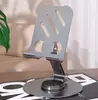 Soporte Metálico para Teléfono para Transmisión en Vivo Estilo Tiktok con Rotación de 360 Grados y Diseño Plegable Ajustable para Tablets y Escritorios