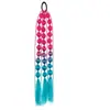 Peruca Colorida Colorida Colorida Lantern Lantern Ponytail Trançada à Mão Dreadlock Trança Longa Trança Lanterna para Mulheres Estilo Hip-Hop