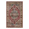 Tapete persa estilo vintage para sala de estar, quarto, varanda, cabeceira da cama, hall de entrada; tapete de chão à prova de poeira, resistente à sujeira, resistente ao desgaste, antiderrapante