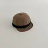 Novo Chapéu de Bebê Macio com Aba Vintage de Outono, Boné de Bico de Pato Versátil e à Prova de Vento para Bebês ao Ar Livre, Transfronteiriço