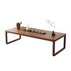 Mesa de Chá Estilo Japonês de Madeira Maciça Mesa de Chá Tatami Mesa de Café Pequena para Varanda Mesa Baixa para Janela de Canto Estilo Zen Simples Janela de Canto Casa