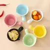 Prato de Cerâmica Personalizado com Alça para Uso Doméstico, Mini Leiteira, Tigela Pequena para Molho, Xícara de Creme com Alça, Prato para Condimentos