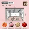 Bolsas Antibacterianas de Papel de Aluminio para Conservación de Alimentos, Bolsas Selladas para Almacenamiento en Refrigerador, Se Pueden Congelar y Dividir para Almacenamiento en Casa