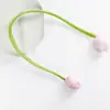 Lazo para el Cabello de Tulipán de Doble Cabeza de Alto Valor Estilo Coreano con un Toque de Sofisticación, Accesorio de Pasador, Bolso y Muñeca