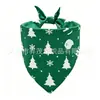 E-commerce Transfronteiriço Produtos para Pets Lenço Triangular Lenço Triangular de Natal para Pets Bavete Decoração para Pets