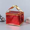 Bolsa Aislante para Pastel para Llevar, Mochila Engrosada Lonchera, Bolsa Aislante de Papel Aluminio Plegable de Gran Capacidad, Personalizada