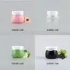 Pote de Plástico para Geleia de Frutas de 10g, Creme Facial, Embalagem Colorida em Formato de Cogumelo Artificial Shiitake