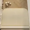 Tapete de Entrada Japonês Estilo Wabi-Sabi Laço de Seda Cor Creme Tapete de Porta Carpete de Entrada para Hall de Entrada Tapete Personalizável