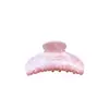 Pinza de Garra Retro de Media Luna Estilo Coreano con Diseño de Luna Degradada, Pinza de Tiburón Francesa para Cabello Grueso, Pasador para Moño, Accesorio para el Cabello