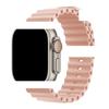 Adecuado para Correas de Apple Watch Apple Watch 1ª-12ª Generación/Ultra3/Se3 Correas Oficiales de Silicona Marina para Reloj