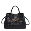 Bolso Nuevo de Otoño e Invierno Bolso Tote de Gran Capacidad Bolso Tejido Retro Maillard Bolso de Hombro Cruzado de Moda Transfronterizo
