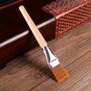 Cepillo para té, Pincel para tetera que no suelta pelo, Cepillo de madera maciza de ébano, Cepillo limpiador de bandeja de té, Juego de té, Accesorios para ceremonia del té al por mayor